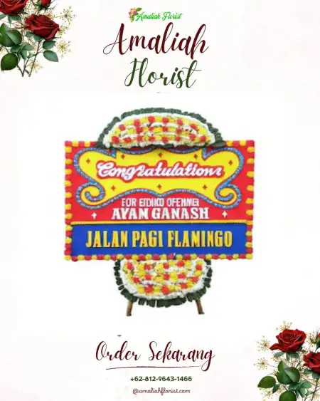 Sewa Papan Bunga Gedung Islamic Center Karawang
